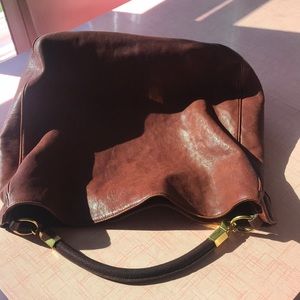 YSL Leather Roady Hobo Bag